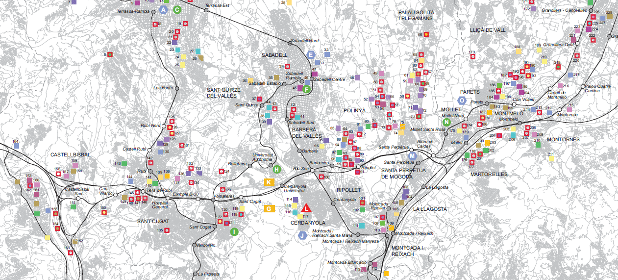 [Mapa] El Vallès, el motor productiu de Catalunya